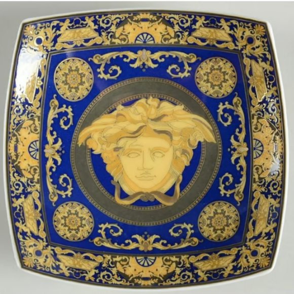 Versace Other - Medusa Blue Versace plate